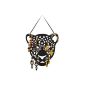 SIX black metal jewelry tree as a leopard head hanging (244-148) (Jewelry)