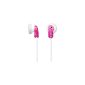 Sony MDR-E9LPP.AE intra-ear for mp3 player / iPod Rose (Personal Computers)