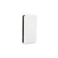 iPhone 4 Case: Belkin Leather shell case with flap for Apple iPhone 4 4G - White (Electronics)