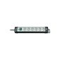Brennenstuhl Premium-Line socket strip 6-way black / light gray with switch 1951560101 (tool)