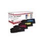 4 x Compatible toner for Dell C3760 / C3765, black, cyan, magenta, yellow (Electronics)