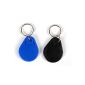 NFC keychains | 2 pieces | NFC Tag Key | 1024 bytes | blue / black (Electronics)