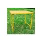 SoBuy TY-8829 Portable folding camping table, folding table garden / camping / picnic / barbecue, catered buffet -Yellow (Miscellaneous)