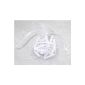 Lot 100 ORGANZA WHITE Bags - Bags, Pouches - Sliding cord clamping - for Wedding, Jewelry, Gifts, Celebrations, Confetti, Shops, Sale 7 cm x 9 cm (Jewelry)