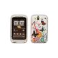 Silicone Case pattern HTC Wildfire S Butterfly / Keise (Electronics)