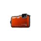 Nikon Coolpix AW120 outdoor digital camera (16 megapixels, 5x optical wide-angle zoom, 7.5 cm (3 inch) OLED screen, Dynamic Fine zoom, Full HD movie recording, Wi-Fi, GPS, electronic compass, ultra durable ) orange (Electronics)