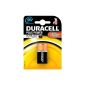 Duracell - Alkaline Battery - 9V x 1 - More Power (6LR61) (Accessory)