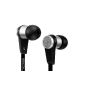 deleyCON SOUND TERS S6 - Earphones - Premium In-Ear Headphones concept for all devices with jack port - Black (Electronics)
