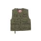 Anglers and outdoor vest olive M