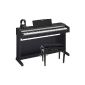 Yamaha YDP-142 B Arius Digital Piano Black Matt SET incl. Bank + Headphones