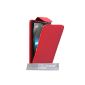 Yousave Accessories Case Clamshell PU Leather Case for Sony Xperia S Red (Accessory)