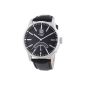 Esprit Men's Watch XL Moody Black Leather ES103651003 Quartz analog (clock)
