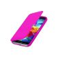 Flip Cover Cell Phone Pouch Bag Samsung Galaxy S5 i9600 Case Cover Pink Style Foil Free !!  (Electronics)