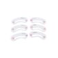 6 piece 3 style eyebrow stencil eyebrow makeup cosmetics Shaping template beauty tool (Personal Care)