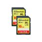 SanDisk Extreme SDHC Plus 16GB Class 10 memory card (UHS-I, 80MB / Sec) brace (accessory)