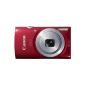 Canon IXUS 145 digital camera (16 megapixel, 8x opt. Zoom, 6.8 cm (2.6 inch) LCD screen, HD Ready) Red (Electronics)