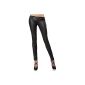 DANAEST Ladies imitation leather pants Skinny (tube 267) (Textiles)