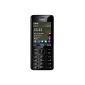 Nokia 206 Dual Sim Mobile Phone DS Camera 1.3 Megapixel Bluetooth MP3 Player Black (Electronics)
