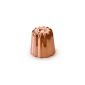 MAUVIEL M'passion 4180.55 - Lot 8 molds Fluted Copper tin inside - Diameter: 5.5 cm