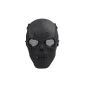 Easy provider Airsoft mask skull skull face mask Black Military (Misc.)