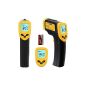 Etekcity Laser Grip 774 Infrared Thermometer Laser pyrometer infrared measuring gun - 50 to + 380 ° C, 2 years warranty, Blue backlight, ° C / ° F changeover, Ink.  Battery Certificate: FDA / FCC / CE / RoHS (tool)