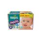 Pampers - 81371198 - Active Fit Diapers - Size 4+ Maxi + - 9-20 kg - 105 x Gigapack Diapers (Health and Beauty)
