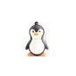 SUNWORLD® cute penguin Memory Stick 32GB USB Flash Drive (USB 3.0) black + white