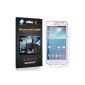 6 x Membrane Screen protectors Samsung Galaxy Core 4G (LTE Core SM-G3518, SM-G386F) - Anti-Reflective (Mat) stickers, Packaging and accessories (Wireless Phone Accessory)