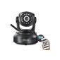 ROCAM NC300 Wireless IP Pan / Tilt / Night Vision Network Camera Built-in Microphone With Phone remote monitoring Support Black (Electronics)