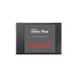 SanDisk Ultra Plus SDSSDHP-128G-G25 128GB internal SSD (6.4 cm (2.5 inches), SATA III) for Notebook Black (Personal Computers)