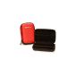 Red Case4Life shock resistant cover Case for 2.5-inch mobile hard disk Toshiba STOR.E Slim, STOR.E Steel, STOR.E Edition, STOR.E Canvio, STOR.E Partner, STOR.E ALU, STOR.E Basic, 160 GB, 250 GB, 320 GB, 400 GB, 500 GB, 1 TB, 1.5 TB, 2 TB - lifetime warranty (Electronics)