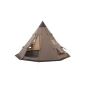 Camp Fire - Tipi tent (Teepee) - Teepee, brown / light brown (Misc.)