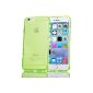 delightable24 Cover TPU Silicone Apple iPhone 6 - Green Transparent (Electronics)