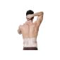Man waist belt - ULTRA LIGHT and very thin brand NEOTECH Care (TM) - Support posture - Support for low back pain relief - Adjustable compression level - breathable material - Beige - Size M (see description) (Health and Beauty )