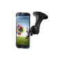 Support kwmobile® windshield for Samsung Galaxy S4 i9505 / i9506 LTE + shell with adapted - Use your mobile as you like GPS!  Quality.  (Wireless Phone Accessory)