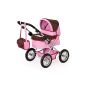 Bayer Design - 13063 - Doll Stroller For Landau - Adjustable - Trendy Pink / brown - 68 Cm (Toy)