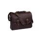 '' Oxford '' - by bianci towel, genuine leather, brown - '' LEAS Classic Bags '' (Luggage)