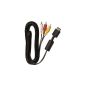 TV AV Cable for Playstation 1,2 u. 3 PS3 Slim and (Video Game)
