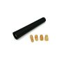 Antenna for FM / AM, black.  Total length: approx. 8,0cm, including 4 adapter.
