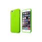 Chic sleeve for Apple iPhone 6 4.7 inches (11.94 cm) - Super Slim in Transparent Matt Green of Prima Case (Electronics)