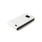 kwmobile® PU-leather pouch Flip for Samsung Galaxy S2 i9100 / i9105 S2 PLUS in WHITE Case with magnetic closure (Wireless Phone Accessory)