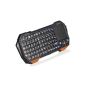 Donzo Universal Mini BT v3.0 Bluetooth Keyboard with Touchpad (QWERTZ, microUSB) for Smartphone / TV / PC / Laptop black (Accessories)
