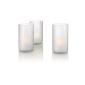 3 LED tealight candles philips