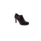 Clarks Amos Kendra Black Leather Wide Fit (Clothing)