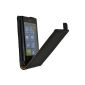Original Suncase Flip Style Genuine Leather Case for Nokia Lumia 800 in black (Accessories)