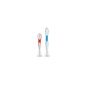 Philips Sonicare brush heads for kids ages 7 and up, Red / Blue (Health and Beauty)