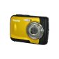 Rollei Sportsline 60 Digital Camera (5 megapixel, 8x digital zoom, 6 cm (2.4 inch) display, image stabilization, up to 3m waterproof) yellow (Electronics)