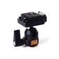 Joby tripod head with mounting plate / Quick Release Quick Release monopod black LF24 (Camera Photos)
