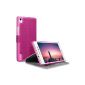 Terrapin Pouch Leather Case Ultra Thin Function With The Huawei Ascend P7 Stand Case - Pink (Electronics)