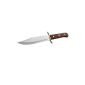 Herbertz Bowie knife, AISI 420 steel, Pakka wood, leather sheath (Misc.)